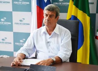 Prefeito de Feira de Santana é diagnosticado com Covid-19