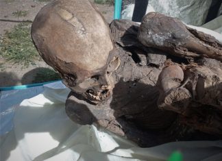 Múmia é encontrada em mochila de entregador de aplicativo no Peru