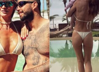 Pedro Scooby se diverte com filha em praia da Bahia e corpão da esposa chama atenção; veja fotos
