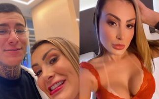 Filho de Andressa Urach revela que comanda as posições sexuais da mãe na hora da gravação