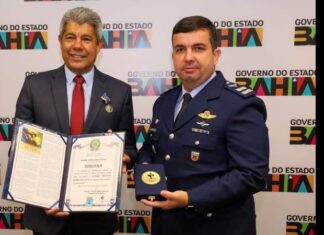 Jerônimo Rodrigues é homenageado pela Força Aérea Brasileira
