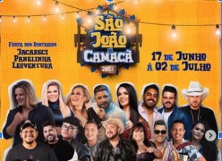 Camacã vai reunir um grande público dos dias 23/06 a 25/06, no Arraiá do Xenhenhen 2023
