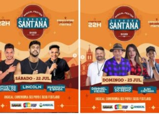 DIVULGADA AGENDA DOS FESTEJOS DE SENHORA DE SANTANA EM ANGICAL 2023