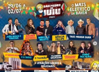 CONFIRA AS ATRAÇÕES DO SÃO PEDRO DE IUIU