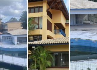 Desmobilizado, Hospital Riverside vira alvo de preocupação por água parada em Lauro de Freitas; Sesab se manifesta