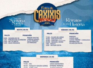 ESTÁ OFICIALMENTE ABERTA A FEIRA DE CAXIXIS EM NAZARÉ DAS FARINHAS