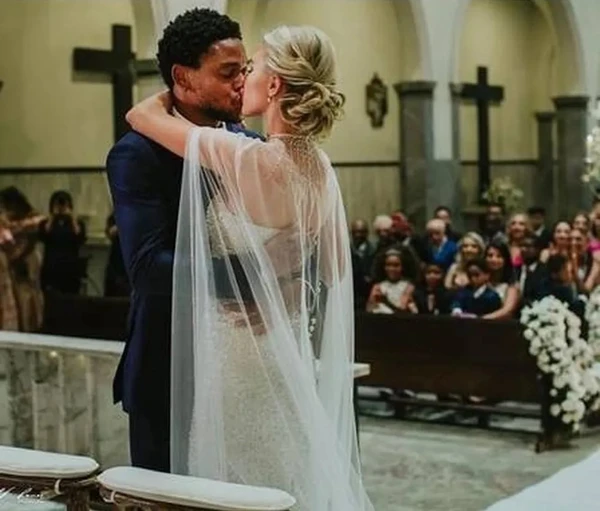 Luiz Adriano e Ekaterina se casaram em dezembro de 2019