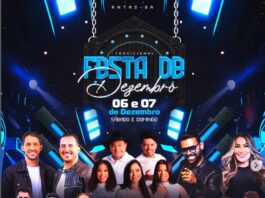 SÁBADO E DOMINGO TEM FESTA DE DEZEMBRO EM ANTAS