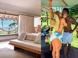 Com vista para o mar e privacidade total: saiba como é o quarto com diária de R$ 15 mil alugado por Virginia e Vini Jr. em Trancoso