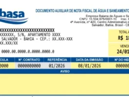 Novo modelo de conta da Embasa já está sendo entregue; entenda as mudanças