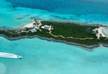Ilha dos sonhos nas Bahamas pertence a astro de Hollywood