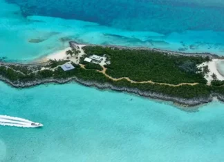Ilha dos sonhos nas Bahamas pertence a astro de Hollywood