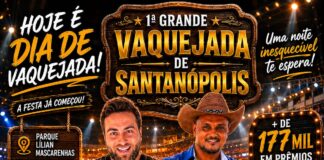 Dieguinho DB e Edilson Lima animam público na 1ª Grande Vaquejada de Santanópolis