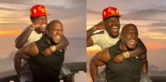 Após meme de ‘As Branquelas’, Terry Crews se encontra com Vini Jr. no Brasil