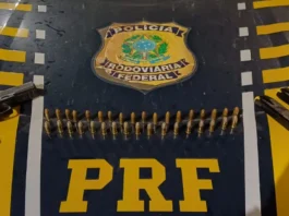 PRF prende motorista com pistola 9 mm e 35 munições durante fiscalização na Bahia