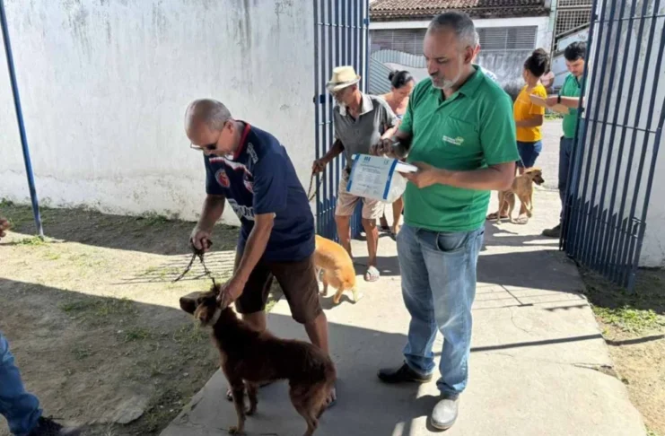 Mais de 32 mil cães e gatos já foram vacinados contra a raiva em Feira de Santana